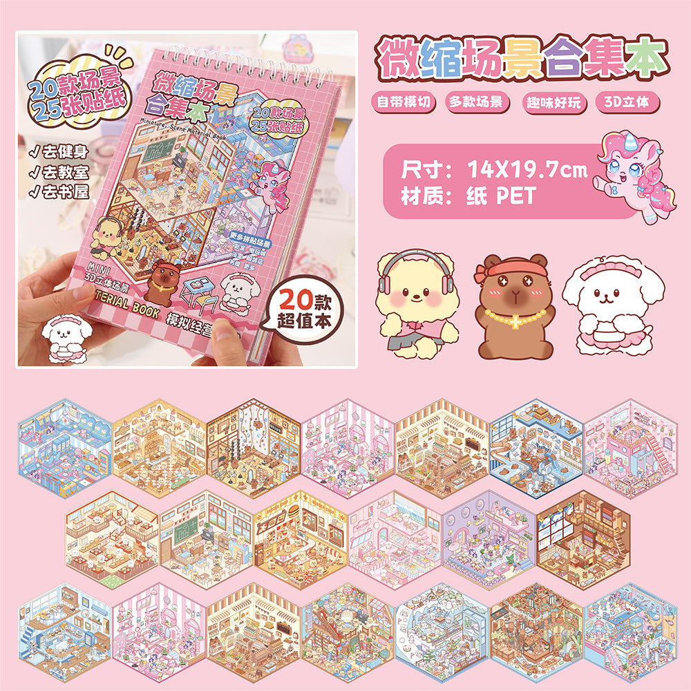 3D Scenery Sticker Collection