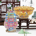 3D Cultural Relics Restoration Sticker Puzzle Series-| Golden Bowl | Ruyi Vase |Single Sheet