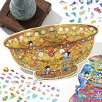 3D Cultural Relics Restoration Sticker Puzzle Series-| Golden Bowl | Ruyi Vase |Single Sheet