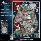 Large-size Scary Stickers-| Ariel's Fantasy | Old House Password | Single Pc