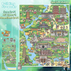 City Impressions 3D Stickers-| Moon Building | Building Fireworks | Single Pc