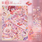 Alice's Dream Miniature Scene Stickers -| Alice's Dream | Cat Paradise | Single Pc Extra Large