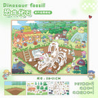 large-sized cartoon 3D stickers-| Dinosaur Specimen | Dinosaur Fossil | Gulu Island | Hot And Scalding |Single Pc