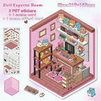 3D Stickers-| Study Room | Time Shop | Meng Makeup Room | Doll Esports Room | Single Pc