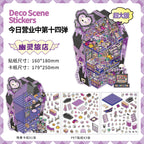 3D Stickers-| Sweetheart Clinic | Ghost Inn | Tomato Express | Nightclub |Single Sheet