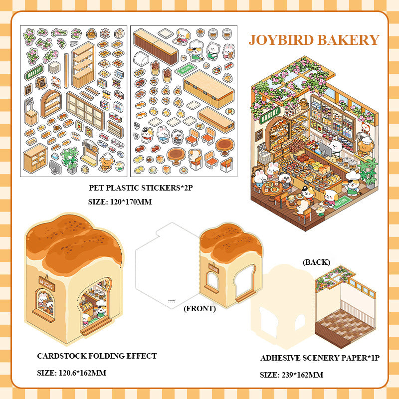 Today's Open Store Series 3D Scenery Sticker DIY Scenario