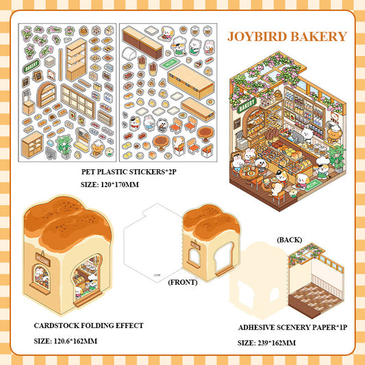 Today's Open Store Series 3D Scenery Sticker DIY Scenario