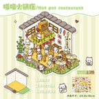 Large 3D Scene Sticker-| Yuran Tea Event | Hot Pot Restaurant | Small Tailor Shop | Zhenmei Lanjing | Magic Classroom | Convenience Store | Single Pc