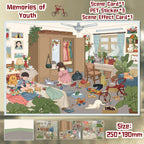 Nostalgic Times 3D Stickers-| Childhood Days | Memories of Youth | Single Pc