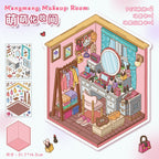 3D Stickers-| Study Room | Time Shop | Meng Makeup Room | Doll Esports Room | Single Pc