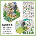 Today's Business Hours Series Part 1 3D Scenery Stickers