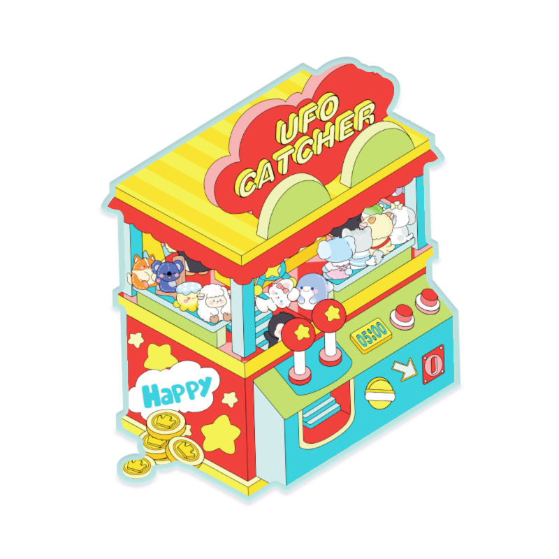 DIY 3D Scene Stickers 4 Cute Miniature Scenes