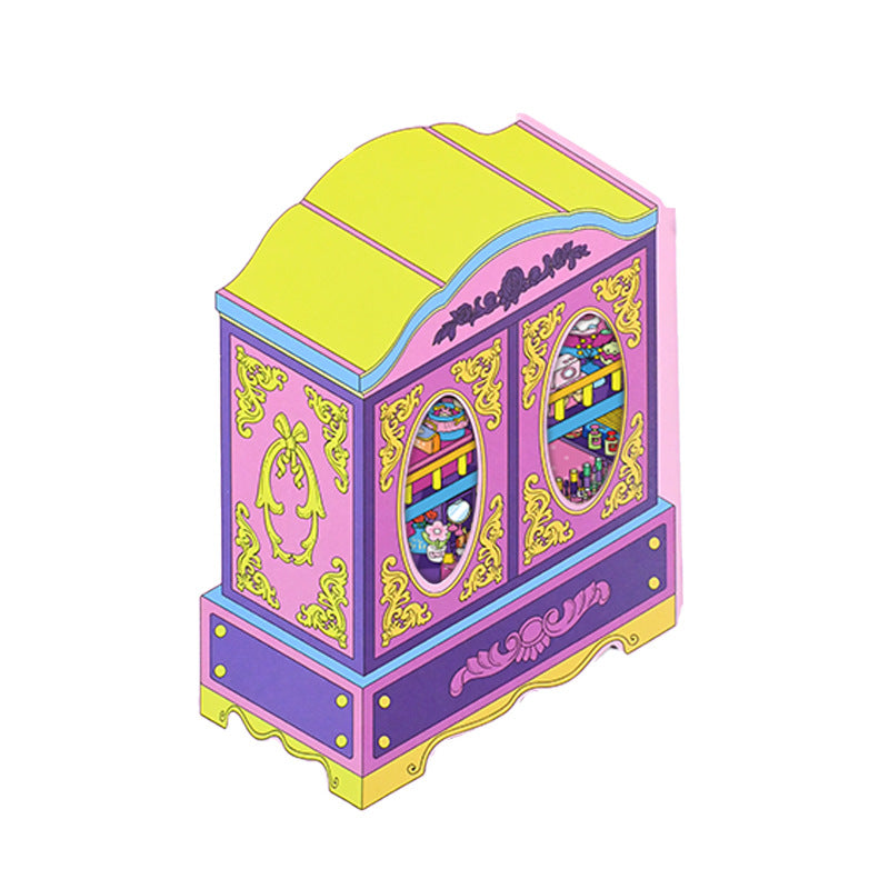 DIY 3D Scene Stickers 4 Cute Miniature Scenes
