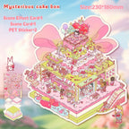 Girl's Heart Series 3D Stickers-| Mysterious Cake Box | Summer Party | Single Pc