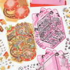 3D Stickers-| Sweetheart Clinic | Ghost Inn | Tomato Express | Nightclub |Single Sheet