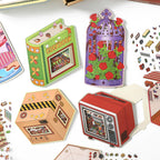 Creative scene stickers- | Venice Theater | Interstellar Express | Small shop | Grandma's kitchen|Single pc
