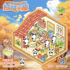 Small 3D stickers-| Mushroom House | Green Plant House | Summer Ice Shop | Rabbit Burger Shop | Rabbit ice cream shop | Sweet Sugar-coated Hawthorn Berries | The Eight Immortals | Panda House | Single Pc