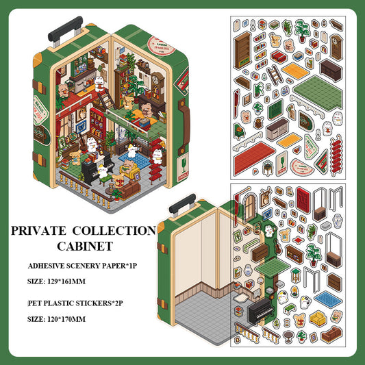 Today's Business Hours Series Part 1 3D Scenery Stickers