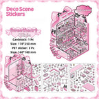 3D Stickers-| Sweetheart Clinic | Ghost Inn | Tomato Express | Nightclub |Single Sheet
