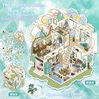 Flip-top 3D Stickers-| The Artist's Home | Retro Tea House | Single Pc