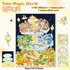 Extra-large 3D sticker, magical style-| Time Magic World | Eleven Tenants | Childhood Fun World  |Single Pc