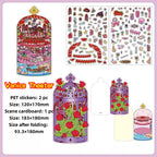 Creative scene stickers- | Venice Theater | Interstellar Express | Small shop | Grandma's kitchen|Single pc