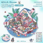 3D Stickers-| Dream Castle | Weekend Vacation | Supermarket Small World | Electric City | Burger King | Witch House | Single Pc