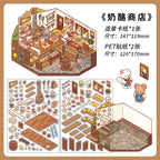Miniature Scene Stickers-| Fruit Shop | Four Seasons Orchard | Cheese Shop | Sunshine Farm |