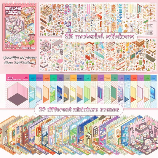 3D Scenery Sticker Collection