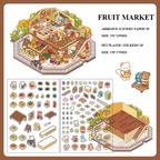 Miniature Scene Stickers-| Fruit Shop | Four Seasons Orchard | Cheese Shop | Sunshine Farm |